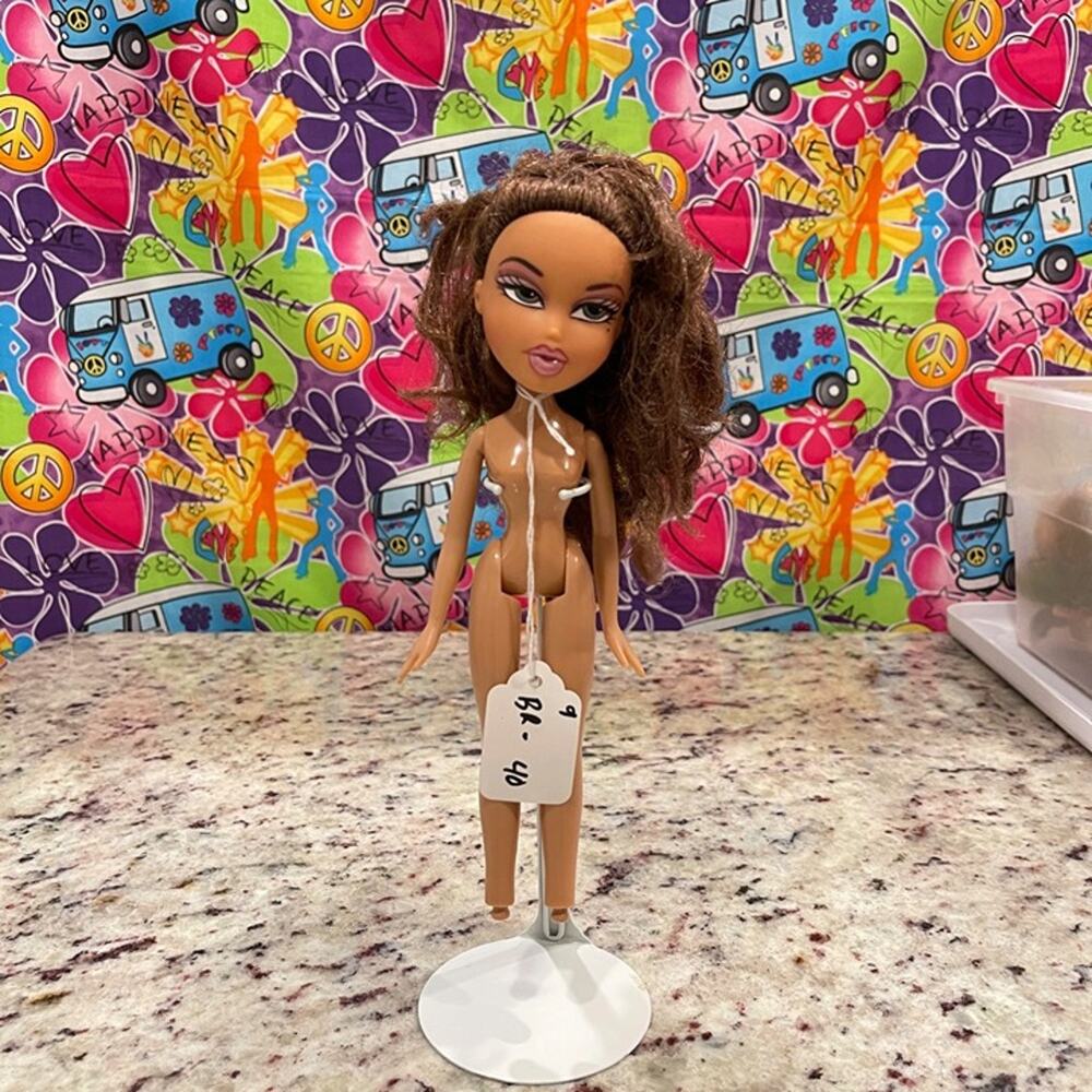 Bratz Yasmin Doll - Style it Yasmin No. 40 Lot 9 Nude Fashion Doll Only